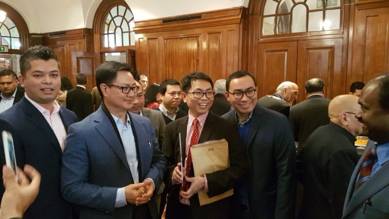 KEN General Secretary meeting Hon’ble MoS Kiren Rijiju at London, India House. January 2018.